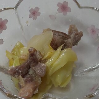 ☆親鶏とキャベツのレモン炒め☆